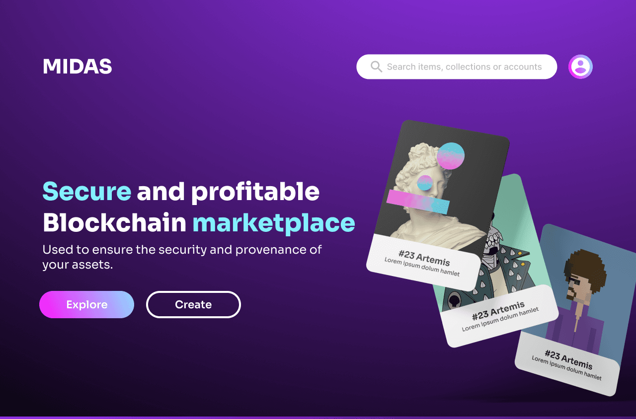Midas - Marketplace de NFTs